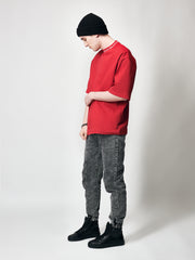 Crew Neck T-Shirt Red